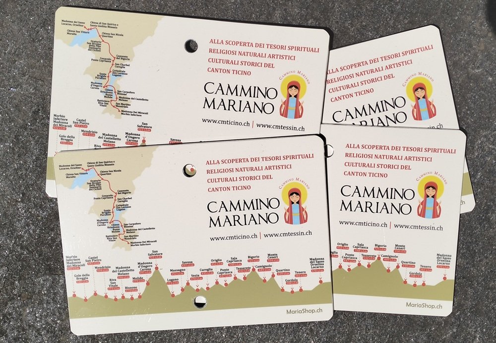 cartelli per le chiese cammino mariano